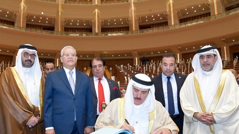 المستشار حنفي جبالي وأحمد بن سلمان المُسلم
