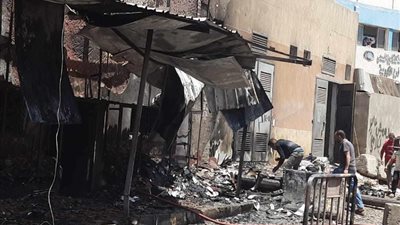 الحماية المدنية تسيطر على حريق السجل المدني في شبرا الخيمة