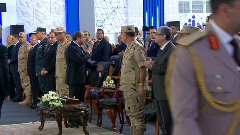 الرئيس السيسي يفتتح مركز البيانات والحوسبة
