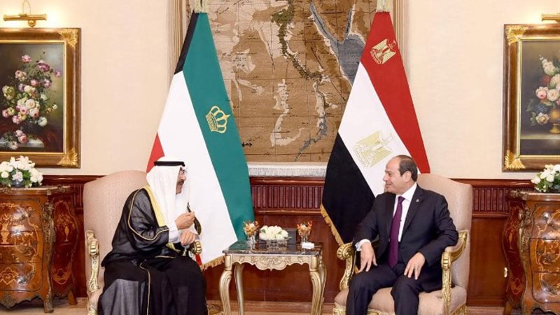 الرئيس السيسي وأمير الكويت