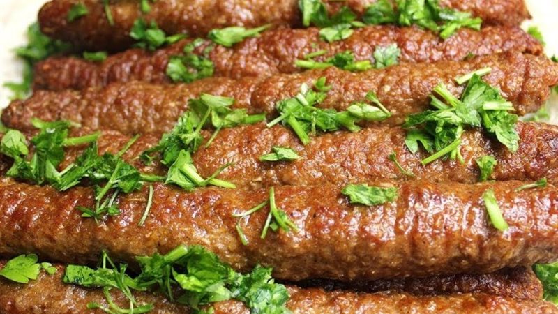 الكفته المشوية بالبرغل