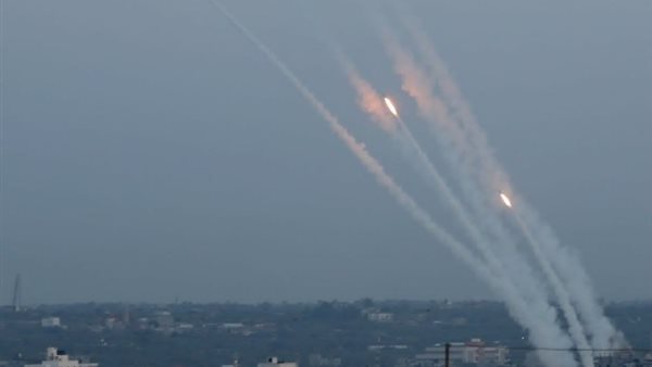 رشقة صاروخية من قطاع
