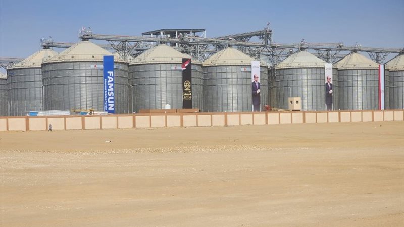 صوامع الحبوب بمشروع مستقبل مصر