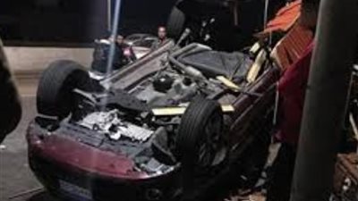 إصابة عضو هيئة قضائية وابنته في حادث على طريق السويس