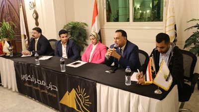 أحمد الباز: حزب مصر أكتوبر يدعم تمكين وتأهيل الشباب
