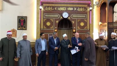 افتتاح المبنى الملحق بمسجد الرحمة وجامع شارع 77 فى رأس البر (صور)