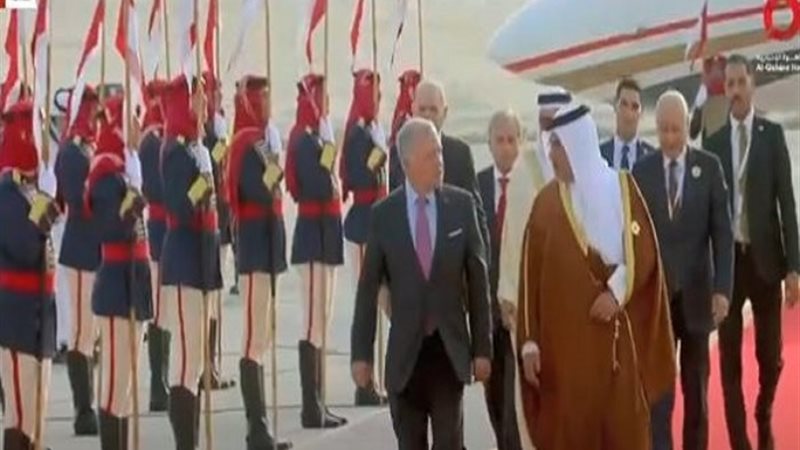 وصول العاهل الأردني العاصمة البحرينية