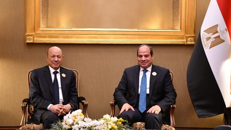 الرئيس ونظيره اليمني