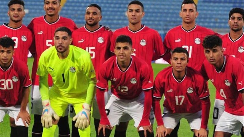 لاعبو منتخب مصر الأوليمبي