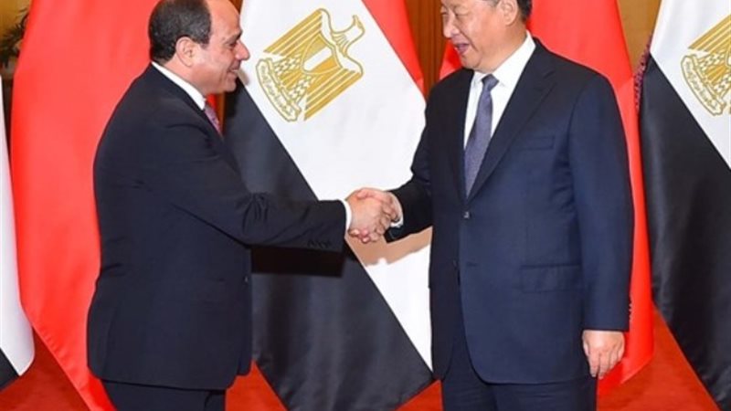 الرئيس السيسي ونظيره الصيني - أرشيفية