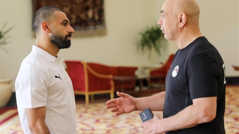 محمد صلاح وحسام حسن