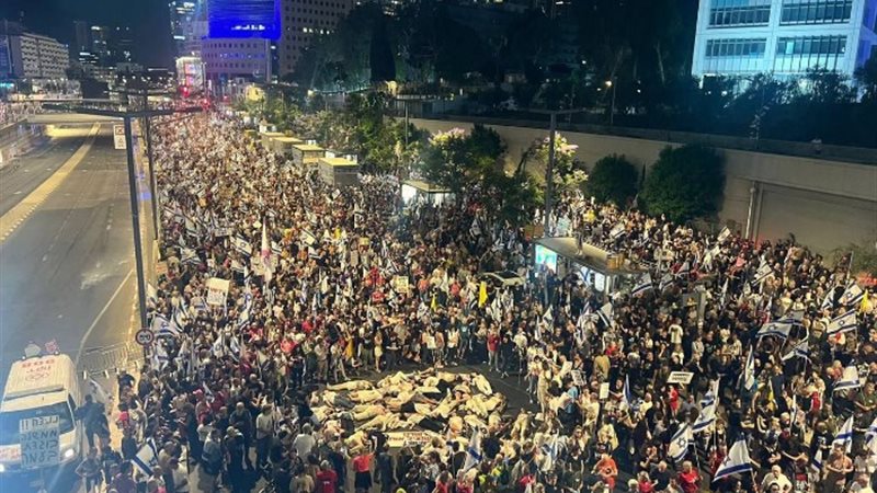 مظاهرات تجتاح شوارع “تل أبيب” اليوم السبت