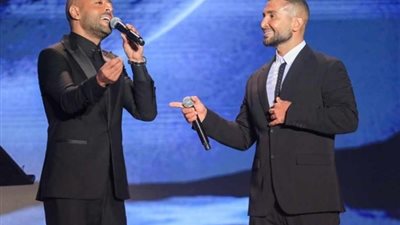 باقة متنوعة من أغاني أحمد سعد وتامر عاشور في حفل واحد بدبي 29 يونيو