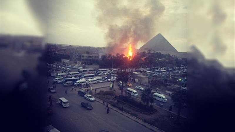 حريق شارع الهرم ـ أرشيفية