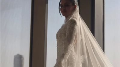 الصور الأولى من حفل زفاف الفنانة جميلة عوض