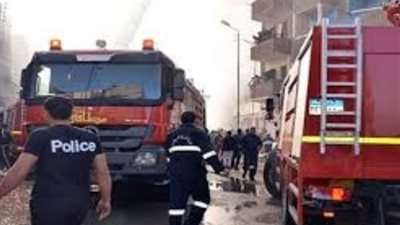 الحماية المدنية تنجح في إخماد حريق داخل منزل بالبدرشن دون إصابات