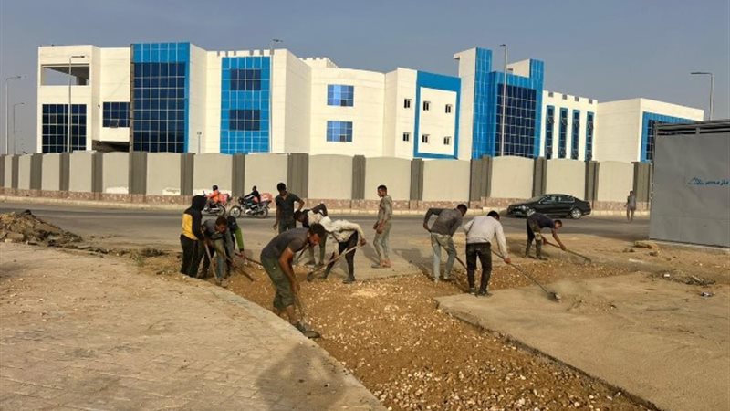 حانب من تنفيذ المشروعات بالشروق