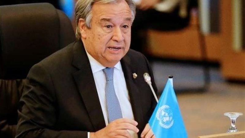 الأمين العام للأمم المتحدة أنطونيو جوتيريش