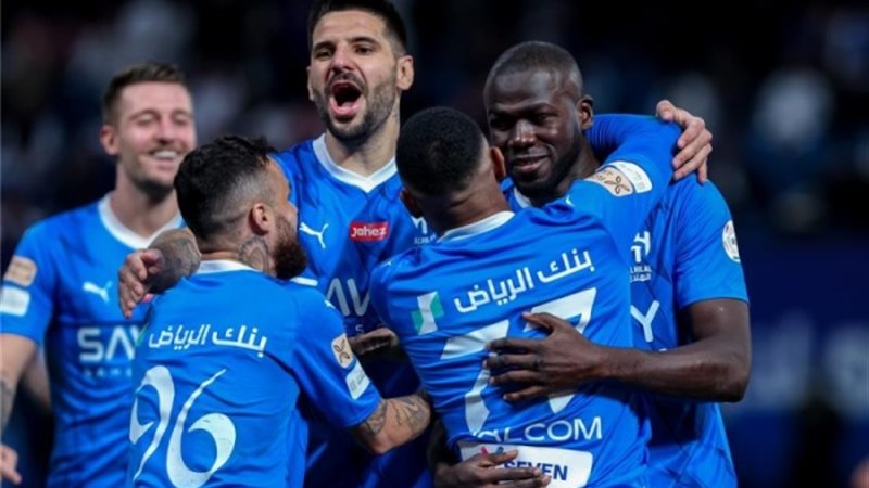 لاعبو الهلال السعودي