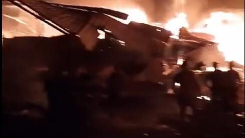 صورة الحريق