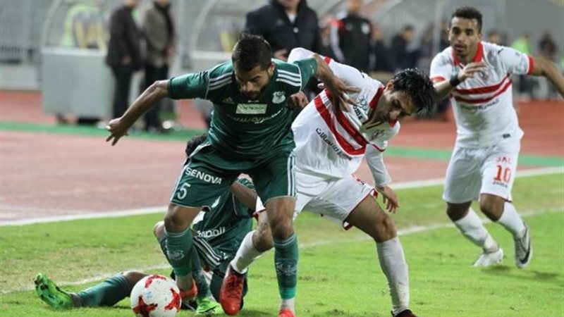 مباراة الزمالك والمصري