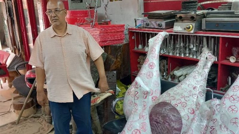 لحوم بلاستيك فى حى المطرية