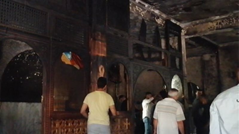 معاينة موقع حريق