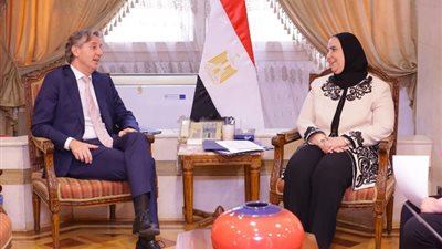وزيرة التضامن تستقبل الممثل المقيم لبرنامج الأمم المتحدة الإنمائي في مصر