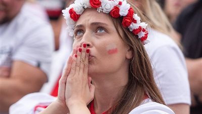 الفرحة تزين وجوه جماهير بولندا قبل مواجهة النمسا في يورو 2024 (صور)