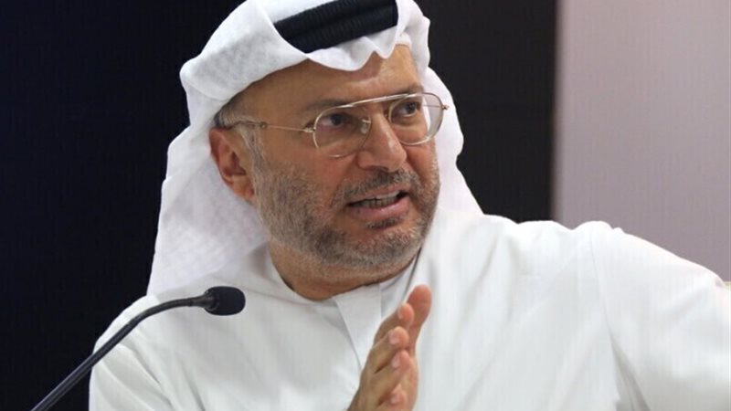 أنور قرقاش المستشار الدبلوماسي للرئيس الإماراتي