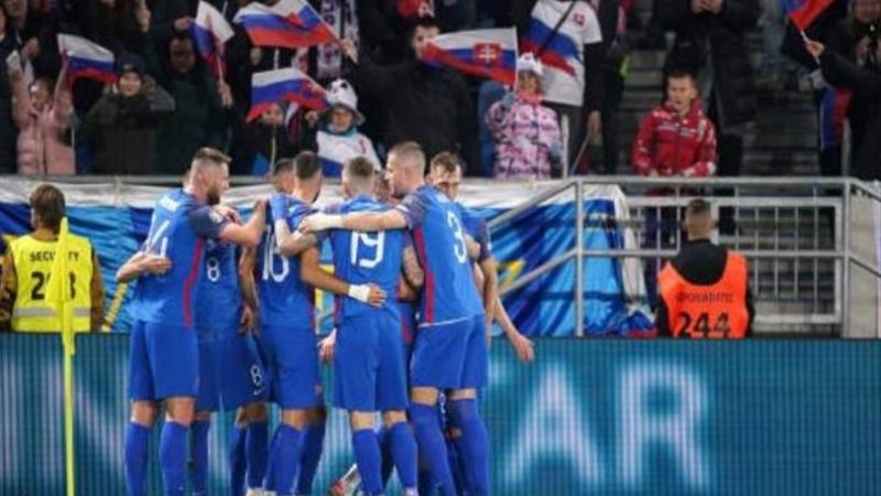 مباراة سلوفاكيا وأوكرانيا