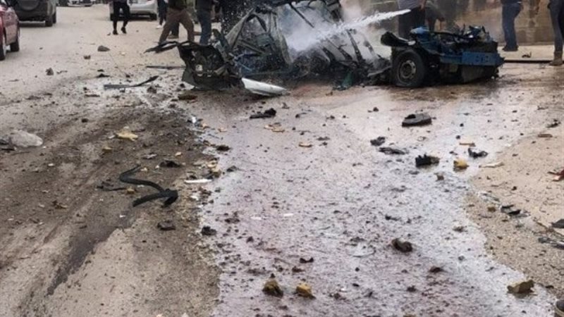 استهداف سيارة في البقاع الغربي في لبنان
