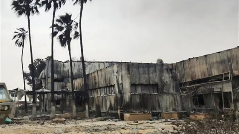 معبر رفح من الجانب الفلسطيني