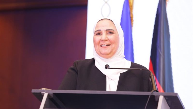 نيفين القباج وزيرة التضامن الاجتماعى