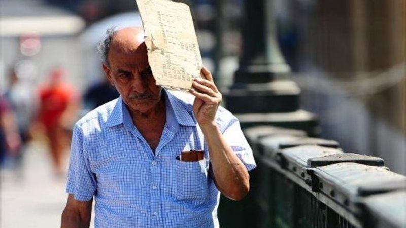 ارتفاع درجات الحرارة