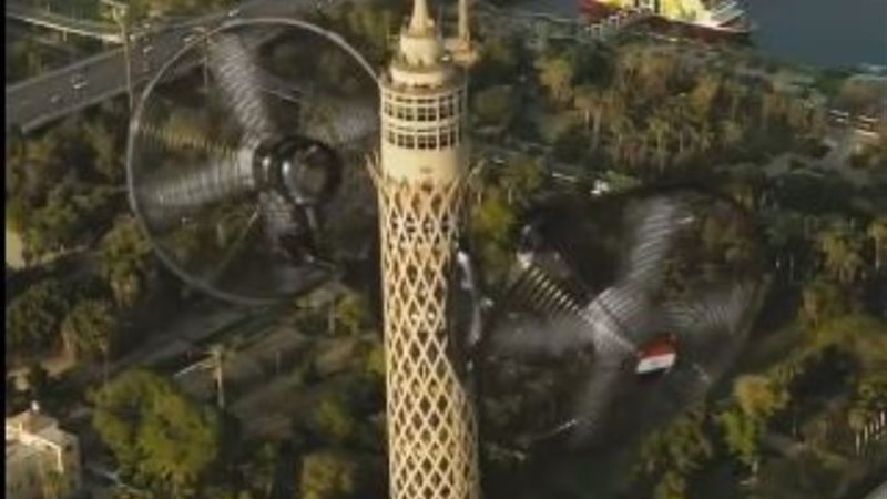 صورة من المروحة المفبركة