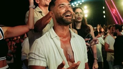 كريم فهمي في حفل عمرو دياب: مندمج أوي مع الهضبة