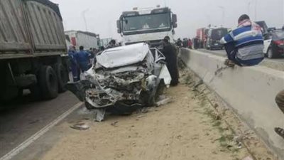 مصرع شخص وإصابة 20 آخرين في حادث انقلاب ميكروباص بقنا