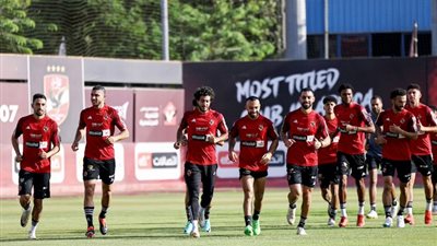كواليس مران الأهلي الختامي قبل مواجهة الداخلية بالدوري الممتاز