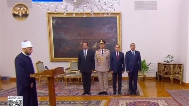 أسامة الأزهري وزير الأوقاف