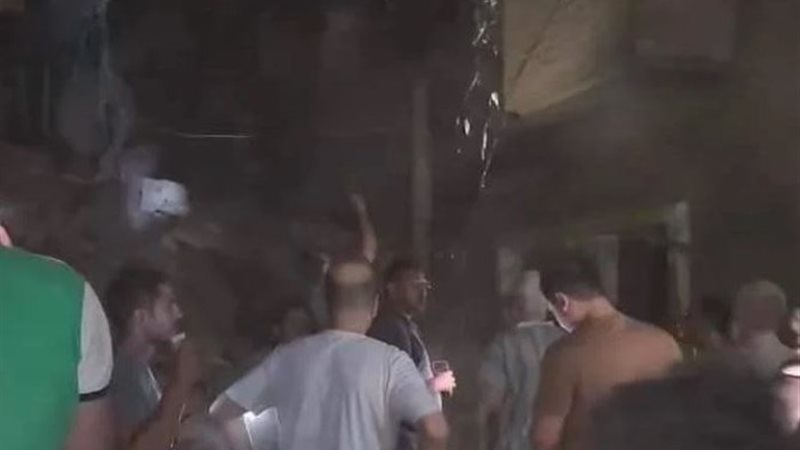 عقار شبين الكوم المنهار