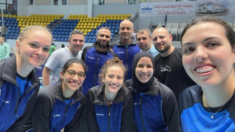 سيدات تتنس الطاولة بالزمالك
