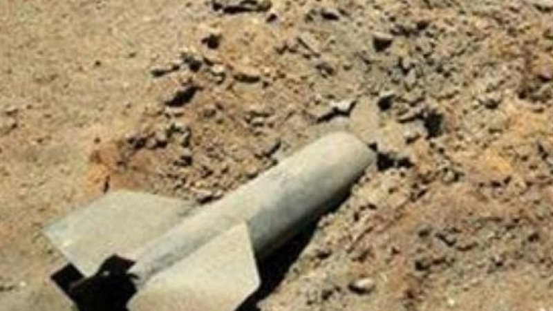 سقوط قذيفة صاروخية_ أرشيفية
